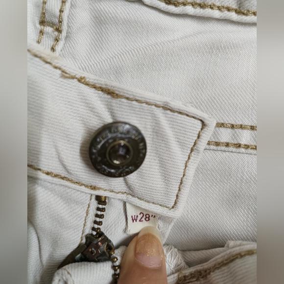 UMM Women's off white Skinny Low waist Jeans - Picture 4 of 7